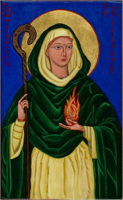 Saint Of The Day St Brigid Of Irelandkildare C 453 523 Anastpaul