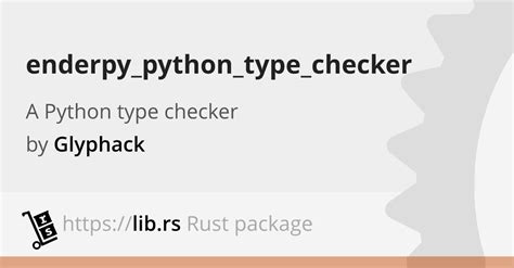 Enderpy Python Type Checker Rust Library Lib Rs