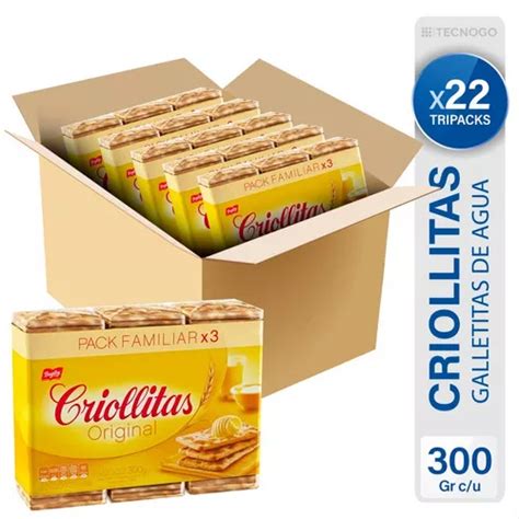 Caja Galletitas Crackers Criollitas Agua Tripack Bagley Pack MercadoLibre