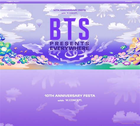 Bts Merch On Twitter Bts Festa Th Anniversary W Concept