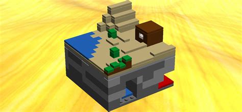 LEGO IDEAS Minecraft Micro World Desert Attachment