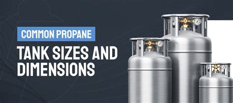 Common Propane Tank Sizes And Dimensions