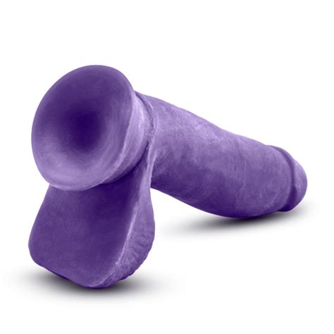 Au Naturel Bold Pleaser In Dildo Purple Sex Toys