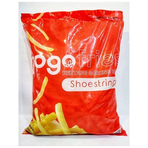 Jual Kentang GOGO Shoestring 1 KG Kentang Goreng Beku Gogo Fries