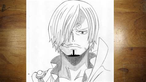 How To Draw Sanji One Piece Easy Step By Step Tutorial YouTube