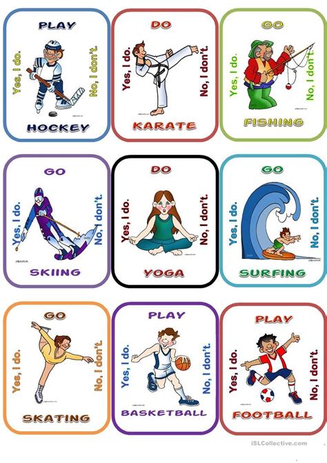 How To Use Do Go And Play With Sports And Activities Artofit