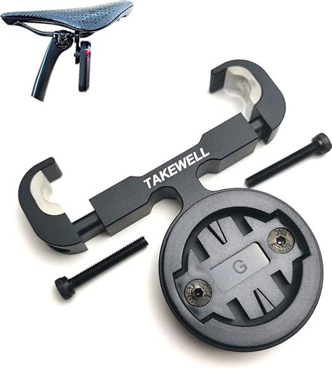 TAKEWELL Bicycle Saddle Seat Post Mount For Garmin Varia Rear View