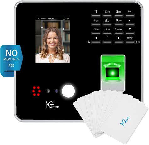 Ngteco Mb2 Time Clock With 10 Pcs Rfid Cards Time Clocks