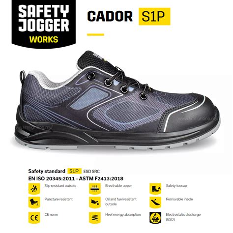 KM Lighting Product Safety Jogger CADOR S1P Sporty Low Cut ESD