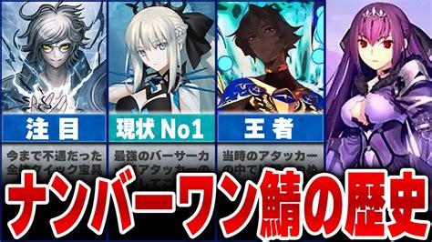 【fgo】サービス開始から7年・覇権サーヴァントの歴史 ゆっくり解説 Youtube