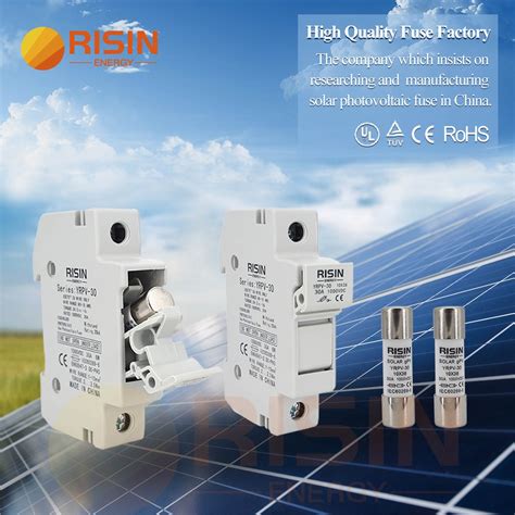 Newly Arrival DC Solar Photovoltaic PV Fuse And Fuse Holder In PV