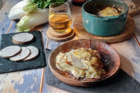 Gratin D Endives Et D Andouille De Vire Au Cidre Fermier Happy Papilles