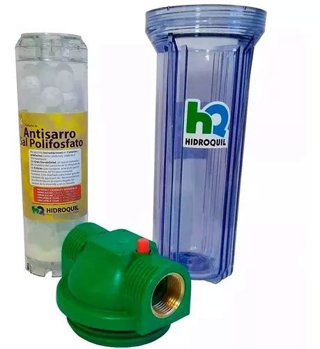 Filtro Agua Sal Polifosfato Anti Sarro Hidroquil Rosca Pulgada