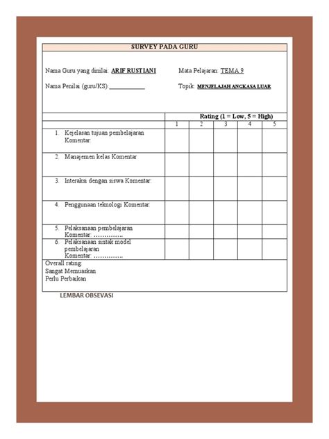 Lembar Observasi Pdf