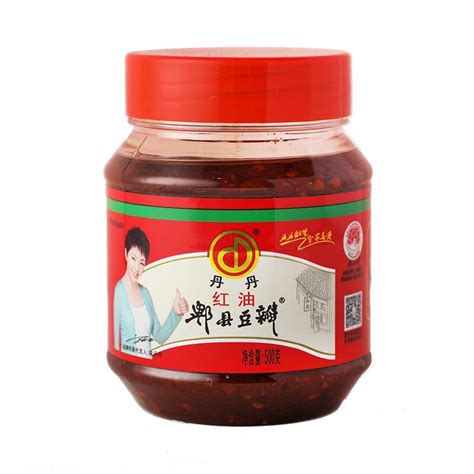 丹丹红油郫县豆瓣酱四川郫县特产正宗豆瓣蚕豆酱500g 2瓶炒菜专用 虎窝淘