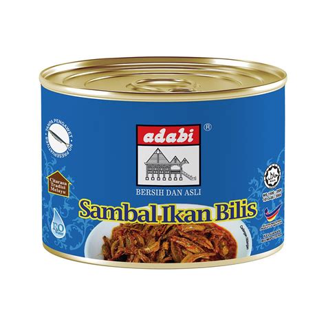 Adabi Sambal Ikan Bilis G Tin Spicy Anchovies Citarasa Tradisi