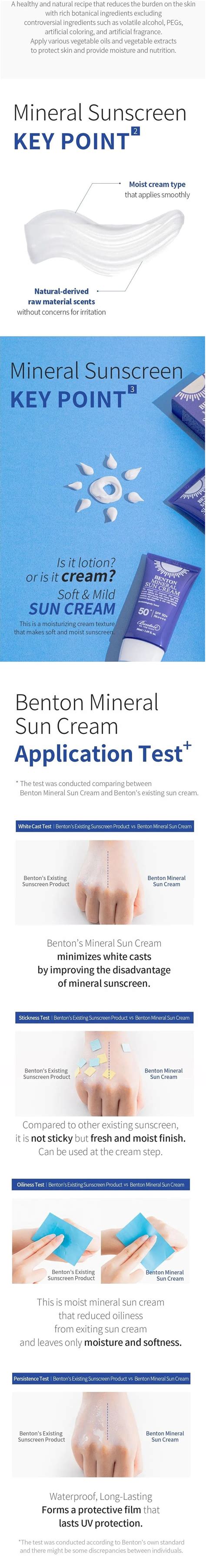 Benton Mineral Sun Cream – seoul next by you MalaysiaSEOUL NEXT BY YOU