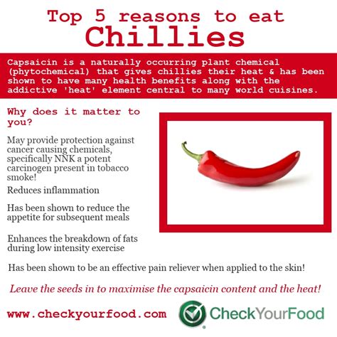 The Health Benefits Of Chillies