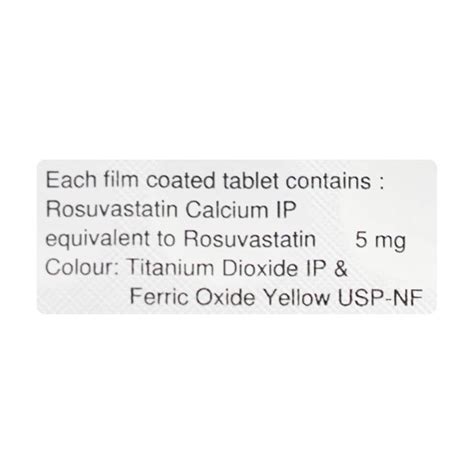 Crestor 5mg Tablet 30s Price Uses Side Effects Netmeds