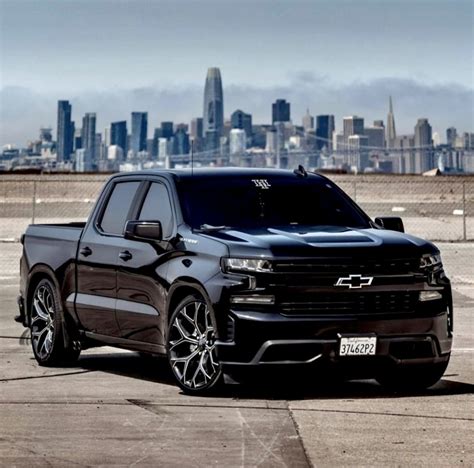 Black Chevy Silverado Truck