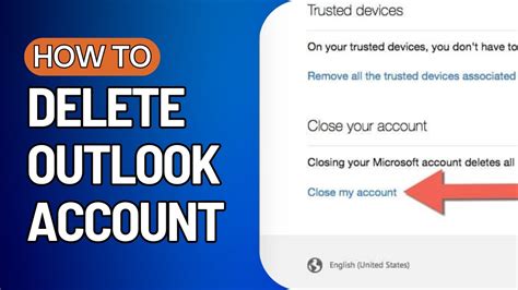 How To Delete Outlook Account Permanently 2023 Full Guide Youtube