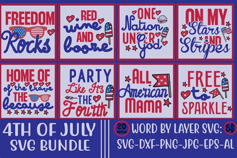 4th Of July Svg Bundle Graphic By Simacrafts · Creative Fabrica