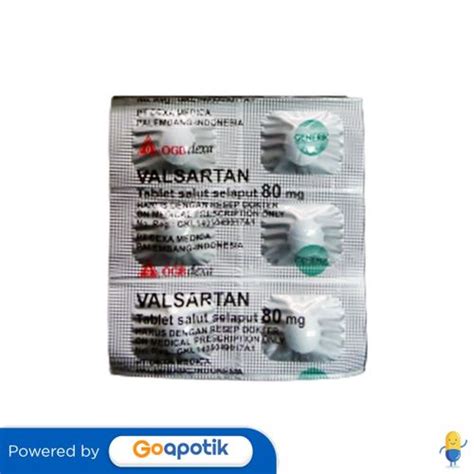 Jual VALSARTAN OGB DEXA MEDICA 80 MG STRIP 6 TABLET Shopee Indonesia