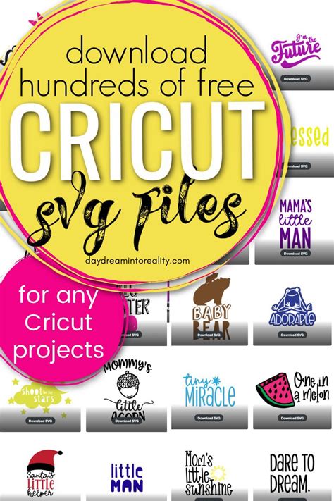 Free Cricut And SVG Printables Library Cricut Projects Easy Cricut