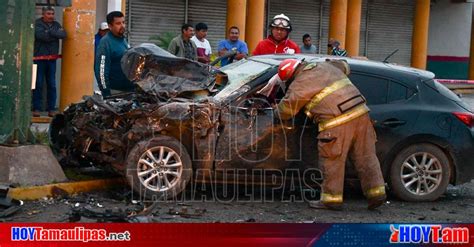 Hoy Tamaulipas Accidentes En Tamaulipas Amanecido Y Ebrio Provoco Un