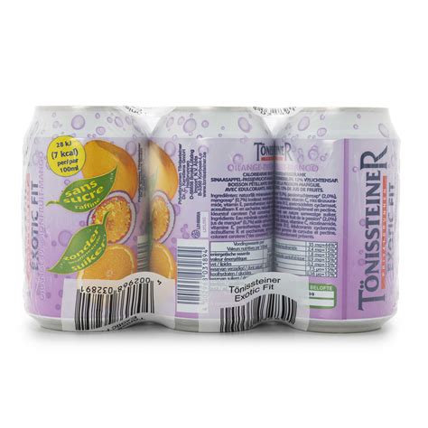 Tönissteiner Lemonade Exotic Fit Blik 6 x 33 cl Delhaize