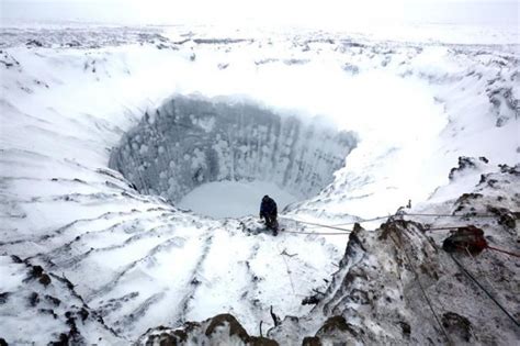 New Explanation For Siberia S Mystery Craters Earth Earthsky