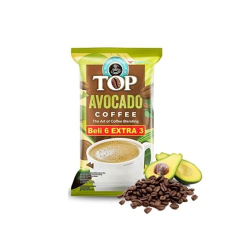 Jual TOP COFFEE AVOCADO COFFEE Isi 6 3 SACHET Shopee Indonesia