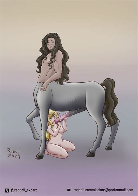 Centaur X Elf By Ragdoll Exoart Hentai Foundry