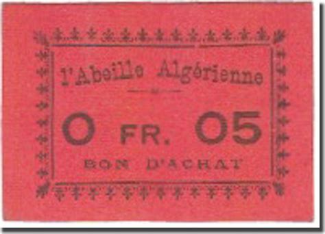 Algeria 5 Centimes Geldschein Valeur Faciale UNZ MA Shops