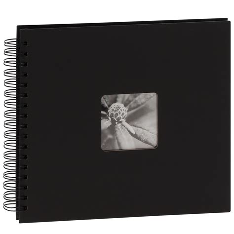 Album Photo HAMA Traditionnel FINE ART SPIRAL 50 Pages Noires