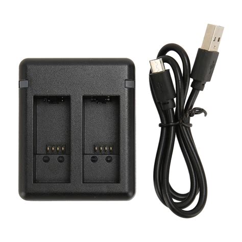 Camera Battery Charging Station With Led Indicators For Action Cameras Type C Usb Dual Charger