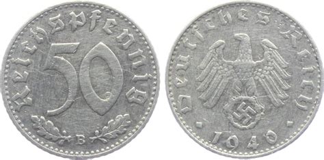 Drittes Reich B Reichspfennig Mit Hakenkreuz Ss Ma Shops