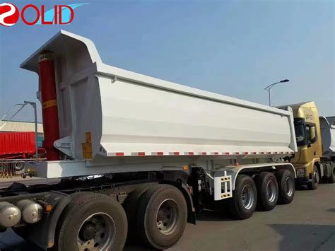 Howo Heavy Duty Dump Trailer With Rear Axles Dump Bucket China