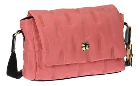 Bolsa Lover Nylon Crossbody Ligera Bolso Dama Mujer Color Rosa