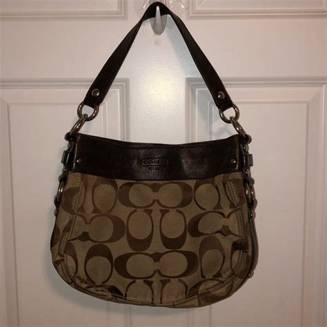 Coach Bags Vintage Signature Brown Coach Purse Poshmark