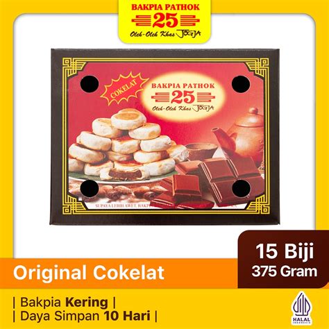 Jual Bakpia Pathok 25 Original Cokelat Oleh Oleh Khas Jogja Shopee