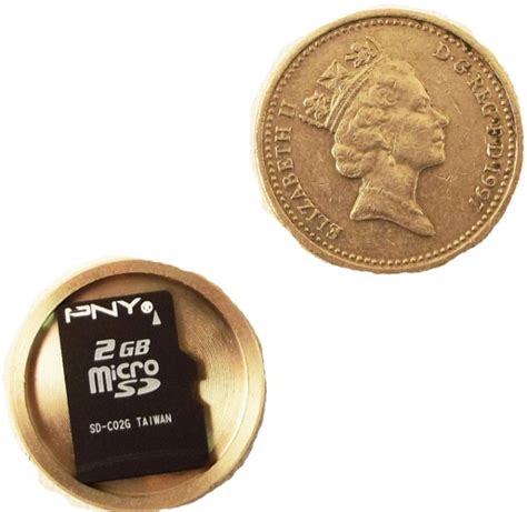 Best Way To Hide Your Microsd Inside A Coin