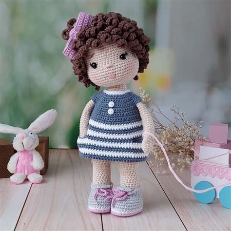 Crochet Pattern Doll Tutorial Doll Crochet Pattern Amiguru Inspire