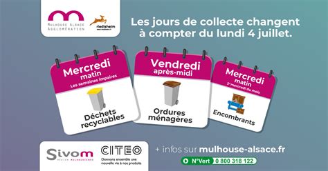 Changement Des Jours De Collecte Des D Chets Riedisheim