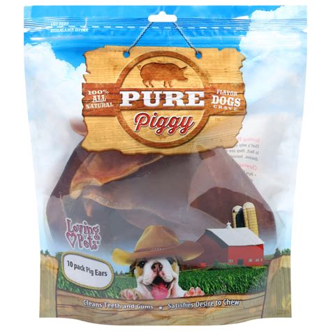 Save on Loving Pets Natural Pure Piggy Pig Ears Dog Chews Order Online ...