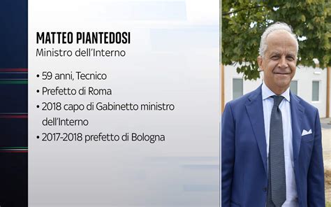 Chi Matteo Piantedosi Il Nuovo Ministro Dellinterno Sky Tg