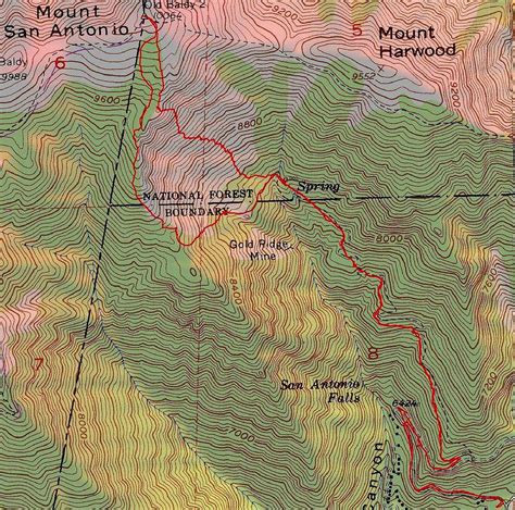 Mount Blady Topo Map Photos Diagrams Topos Summitpost