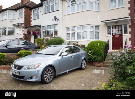 House Car Parking Front Garden High Resolution Stock Photography And