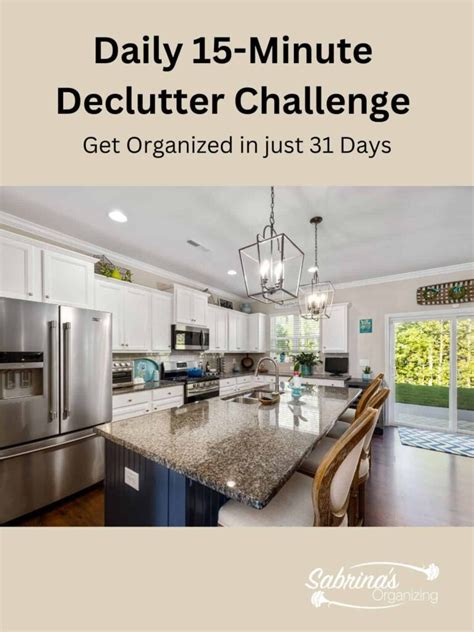 15 Minute Decluttering Tasks Challenge Declutter Your Home In 31 Days