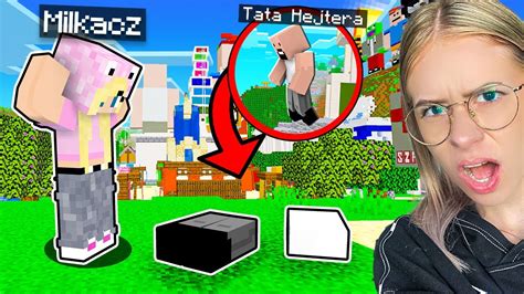 ZNALAZŁAM ŚLADY TATY HEJTERA w Minecraft YouTube